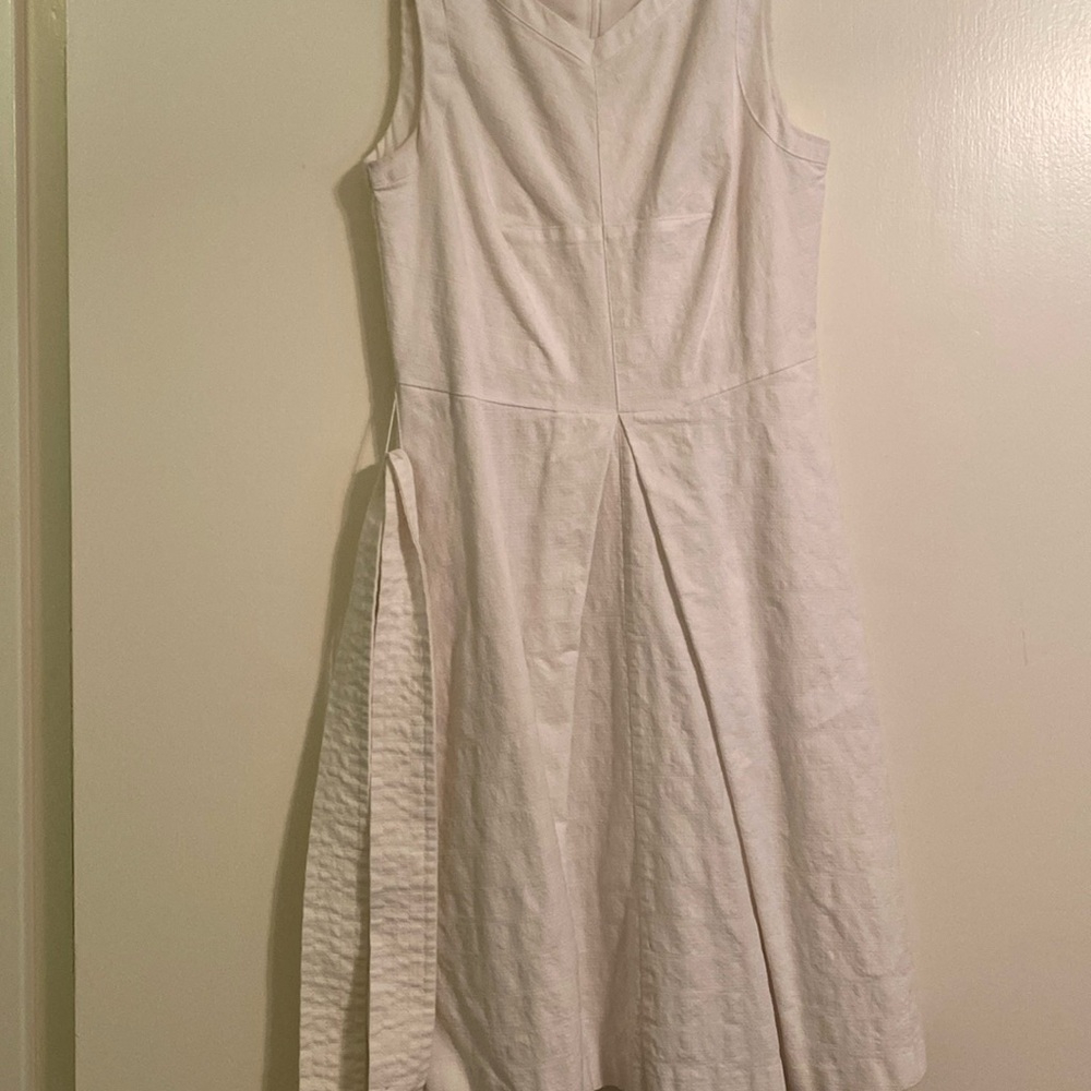 Ann Taylor size 0 white cotton dress
